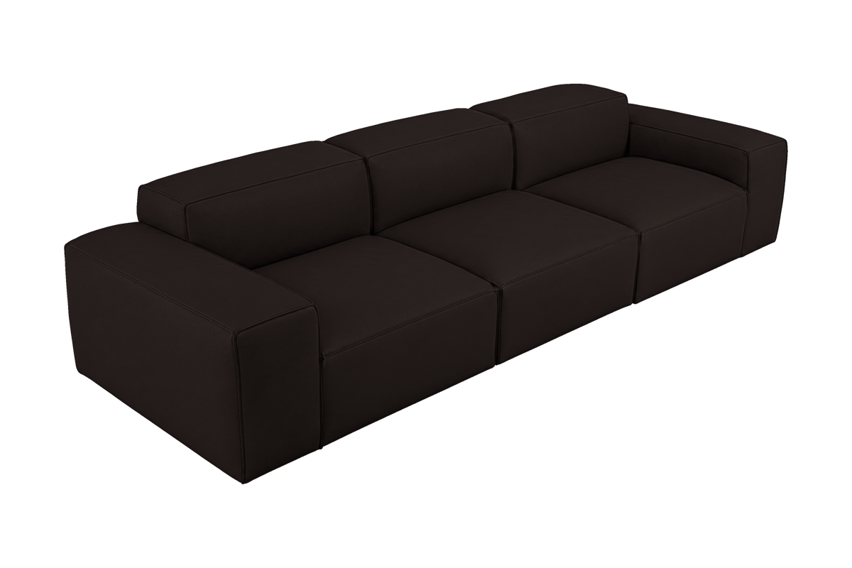 Elo Large Sofa in Dante Ebony