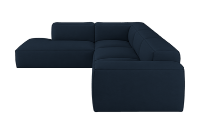 Elo Left Bumper Sectional in Dante Aqua