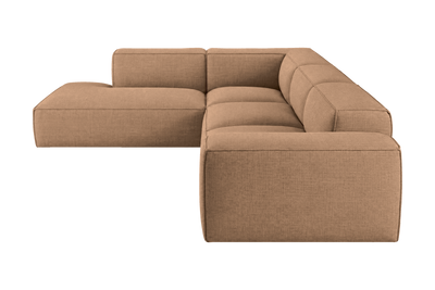 Elo Left Bumper Sectional in Roni Biscotti