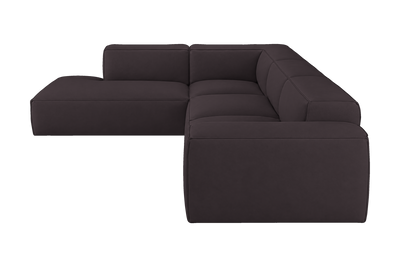 Elo Left Bumper Sectional in Dante Charcoal