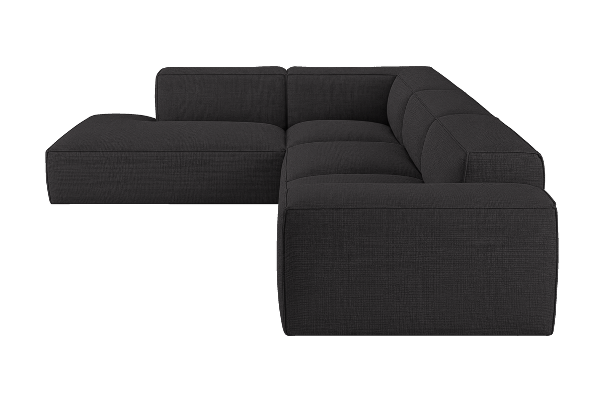 Elo Left Bumper Sectional in Roni Ember