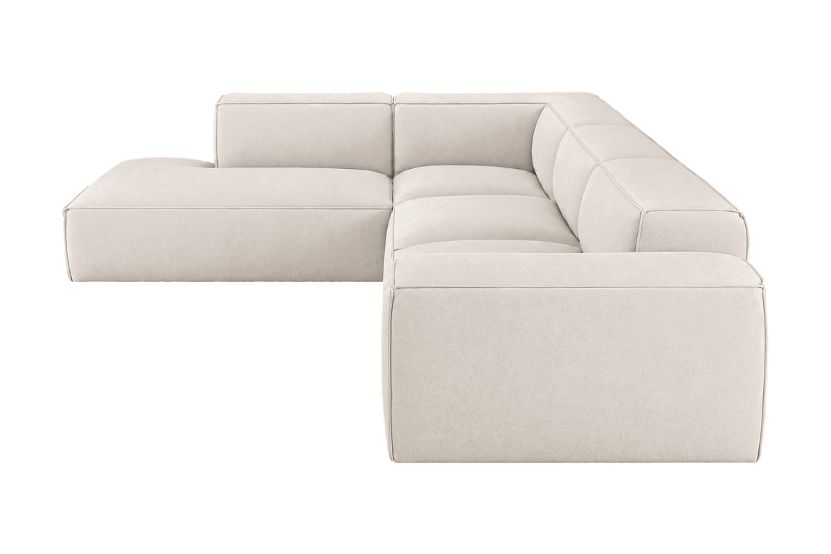 Elo Left Bumper Sectional in Fresco Milky