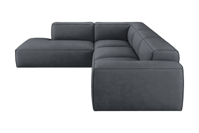 Elo Left Bumper Sectional in Dante Shark