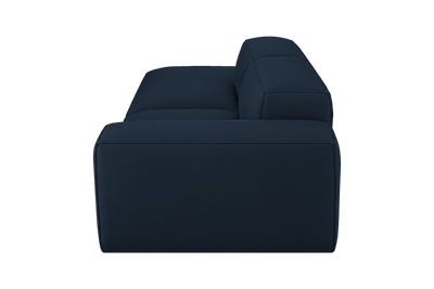 Elo Left Chaise Sofa in Dante Aqua