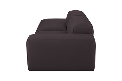 Elo Left Chaise Sofa in Dante Charcoal