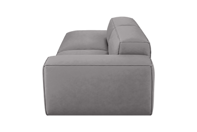 Elo Left Chaise Sofa in Dante Meteor