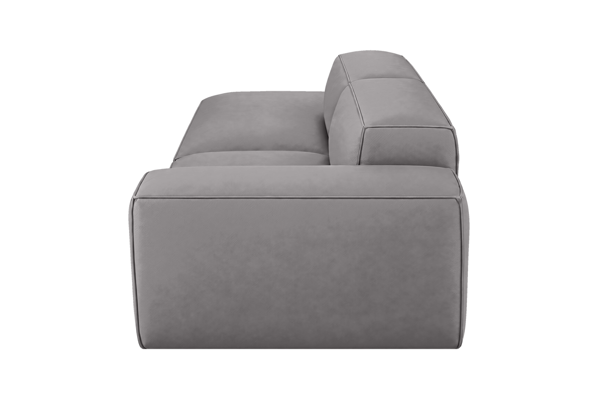 Elo Left Chaise Sofa in Dante Meteor