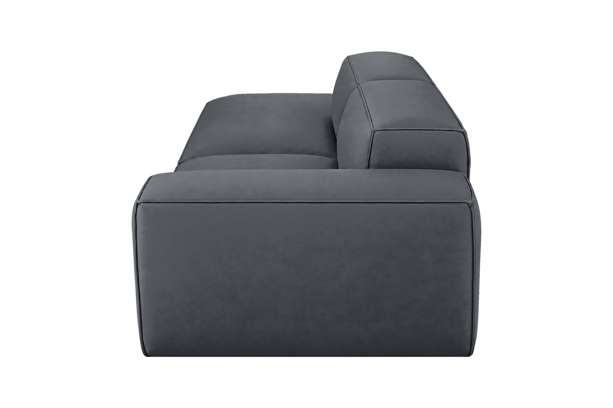 Elo Left Chaise Sofa in Dante Shark