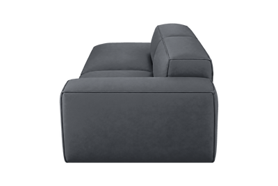Elo Left Chaise Sofa in Dante Shark
