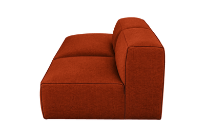 Elo Left Open Chaise Sofa in Roni Poppy