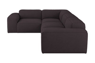 Elo Left Sectional in Dante Charcoal