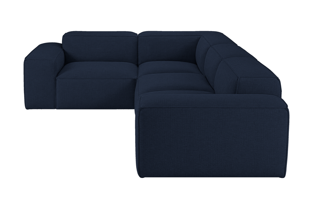 Elo Left Sectional in Roni Ember Blue