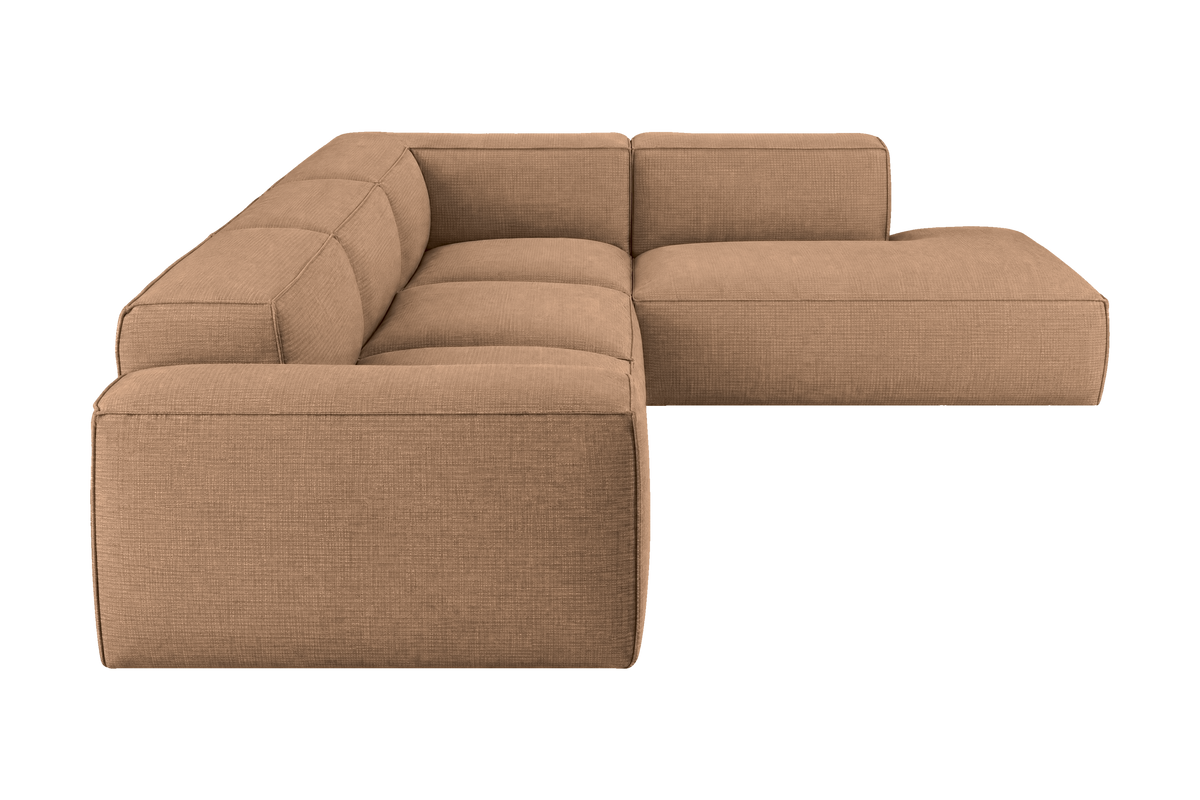 Elo Right Bumper Sectional in Roni Biscotti