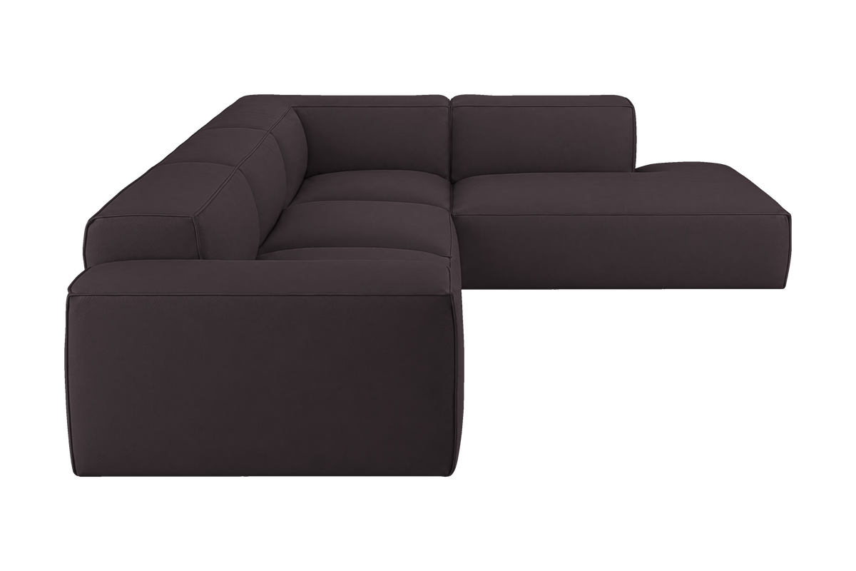 Elo Right Bumper Sectional in Dante Charcoal