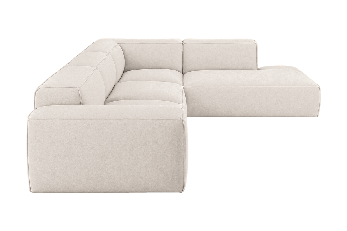 Elo Right Bumper Sectional in Fresco Milky