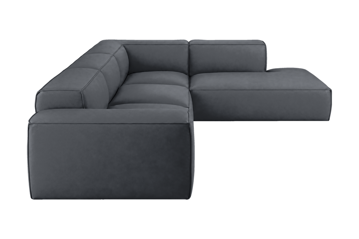 Elo Right Bumper Sectional in Dante Shark