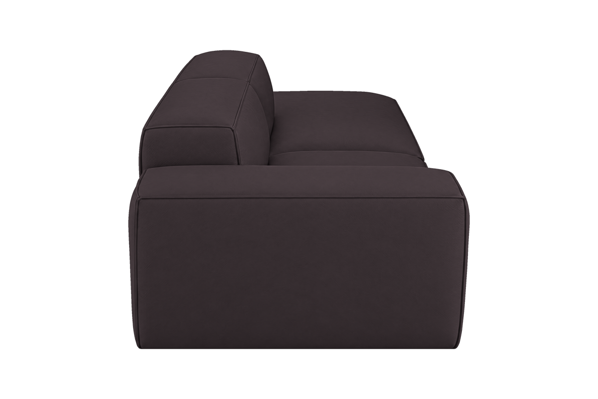 Elo Right Chaise Sofa in Dante Charcoal