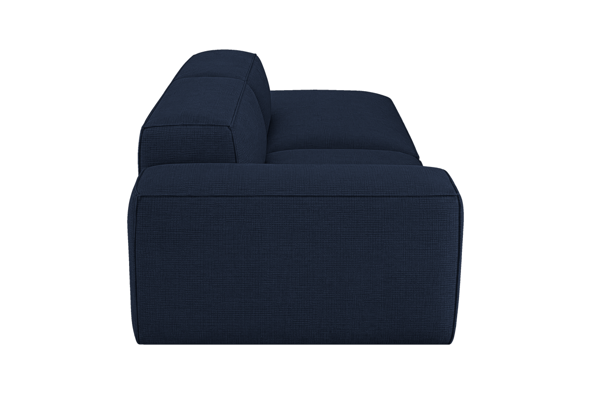Elo Right Chaise Sofa in Roni Ember Blue