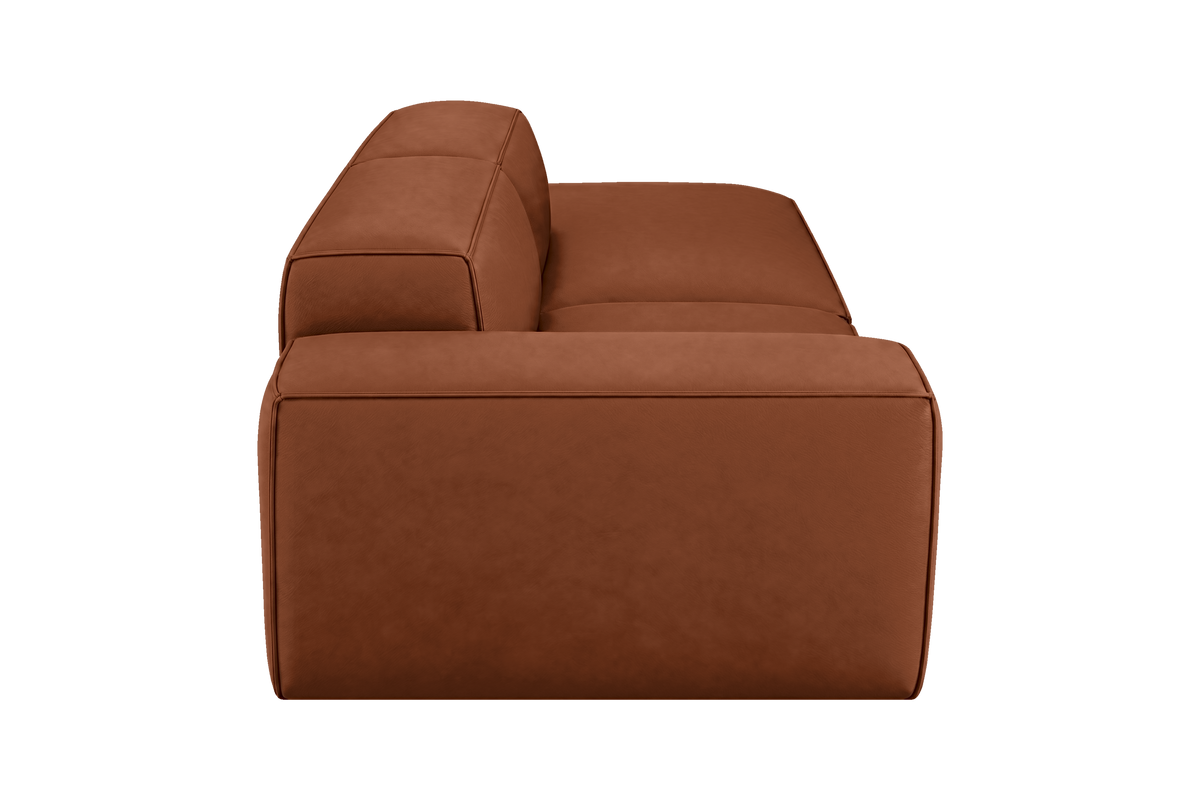 Elo Right Chaise Sofa in Dante Hazel
