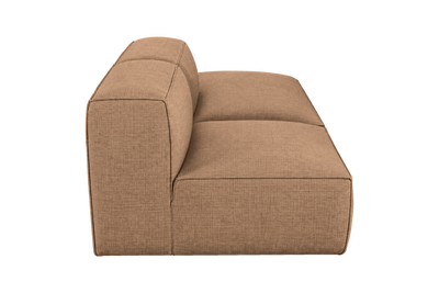 Elo Right Open Chaise Sofa in Roni Biscotti
