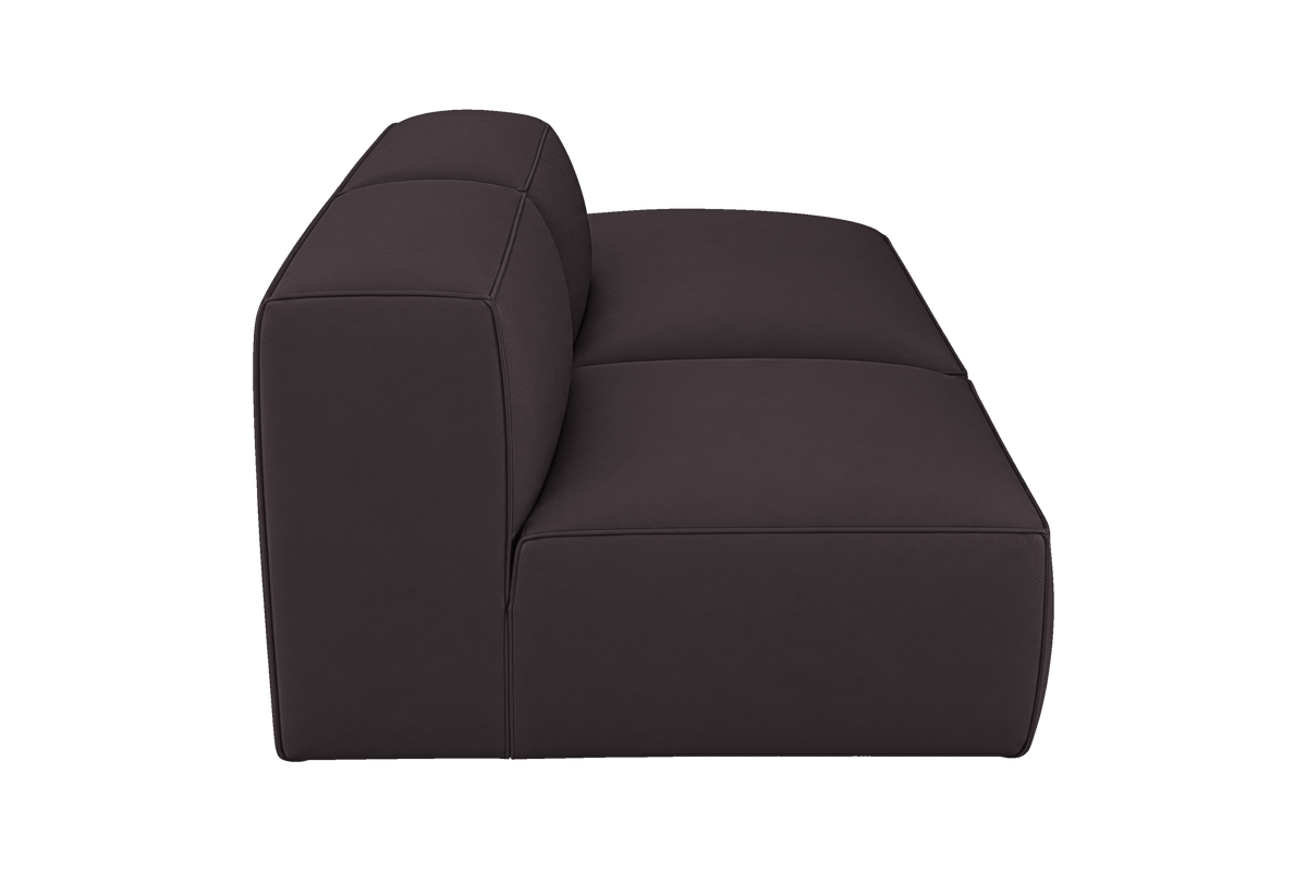Elo Right Open Chaise Sofa in Dante Charcoal