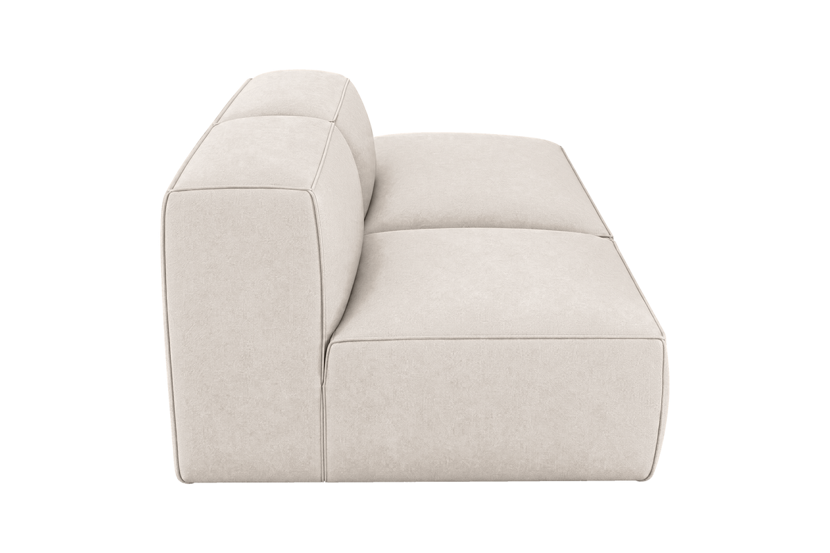 Elo Right Open Chaise Sofa in Fresco Milky