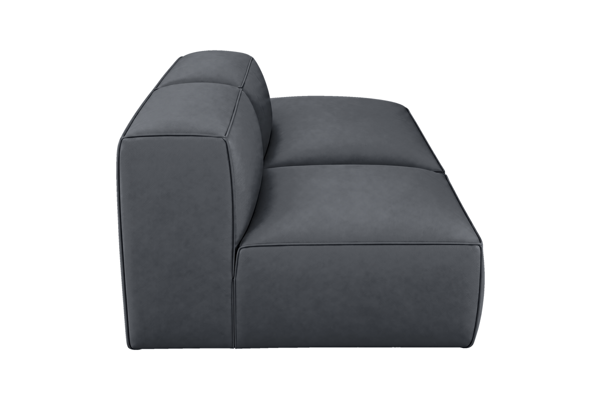 Elo Right Open Chaise Sofa in Dante Shark