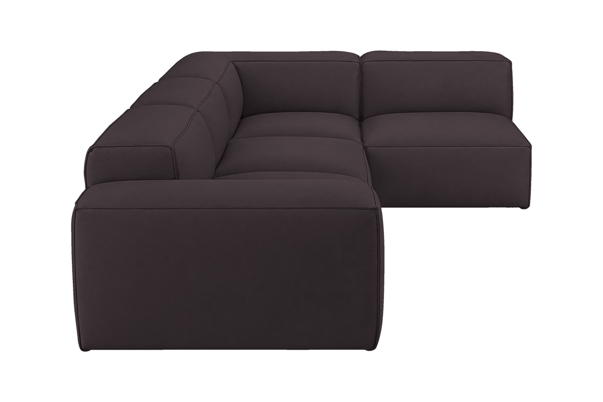 Elo Right Open Sectional in Dante Charcoal