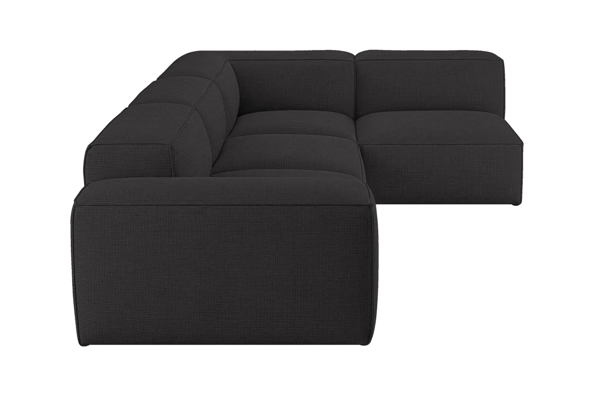 Elo Right Open Sectional in Roni Ember