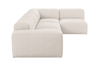 Elo Right Open Sectional in Fresco Milky