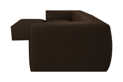 Fred Large Left Chaise in Marfa Charcoal