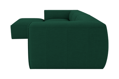 Fred Large Left Chaise in Roni Frog