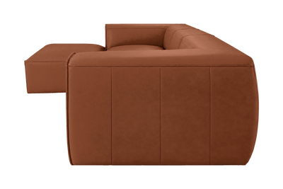 Fred Large Left Chaise in Dante Hazel