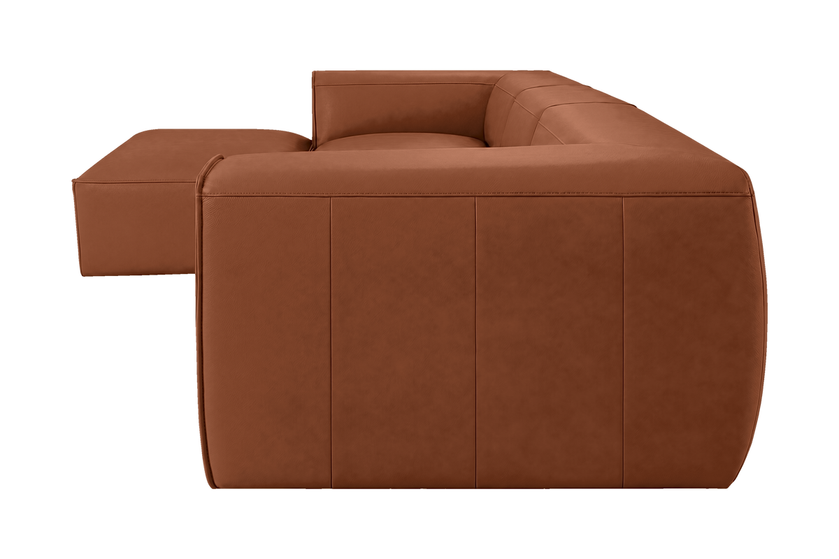 Fred Large Left Chaise in Dante Hazel
