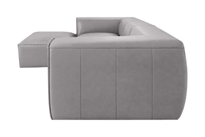 Fred Large Left Chaise in Dante Meteor