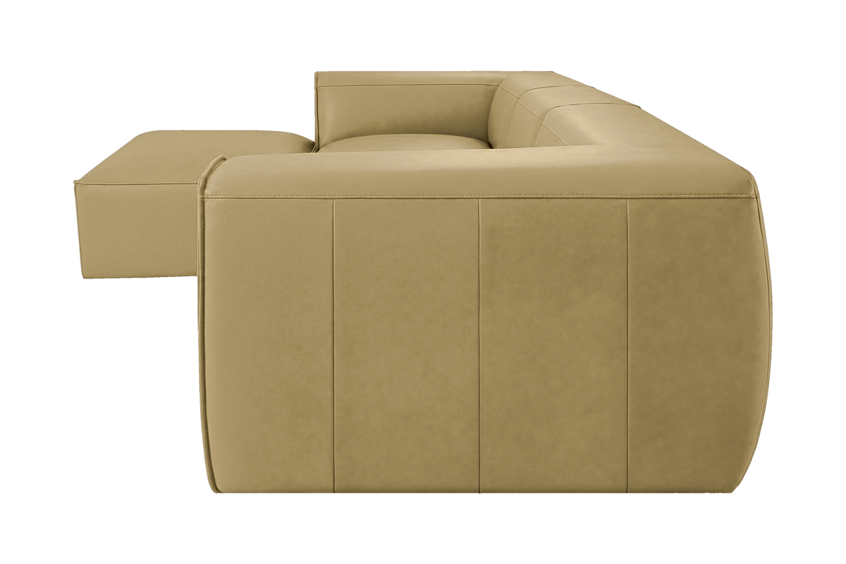 Fred Large Left Chaise in Marfa Olivia