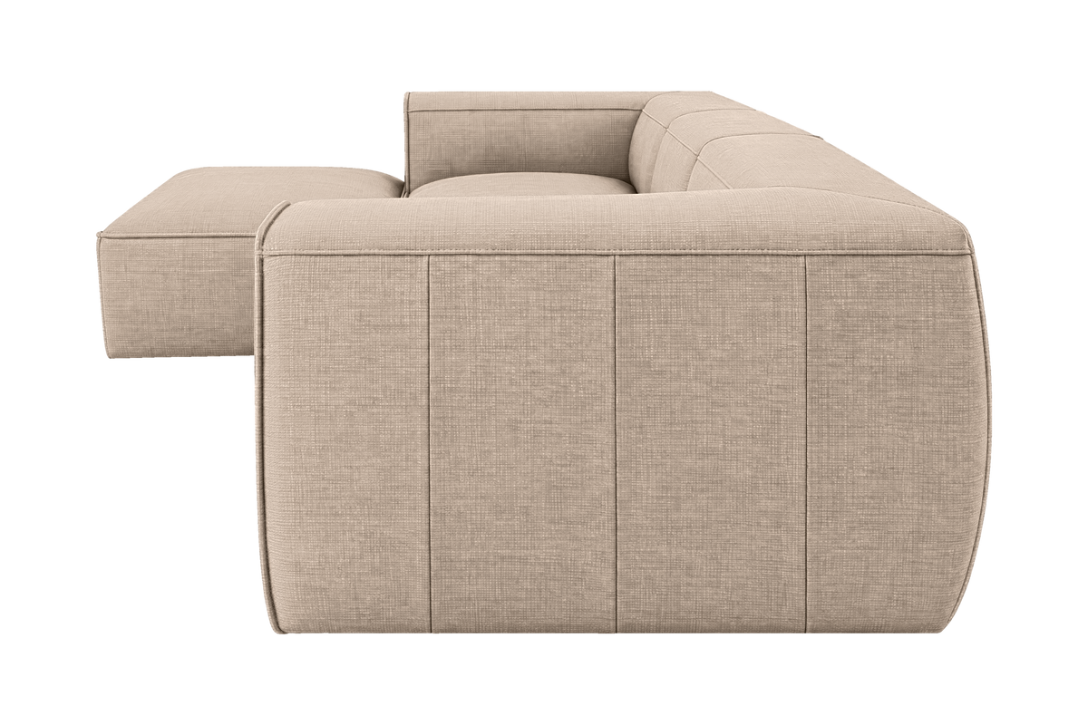 Fred Large Left Chaise in Roni Pine Nut