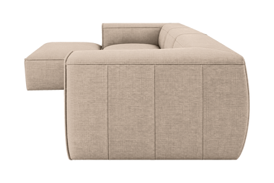 Fred Large Left Chaise in Roni Pine Nut