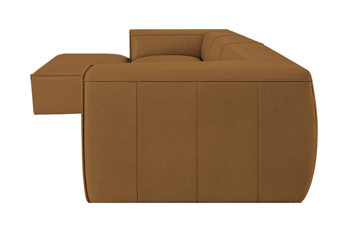 Fred Large Left Chaise in Felix Pisco