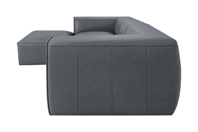 Fred Large Left Chaise in Dante Shark