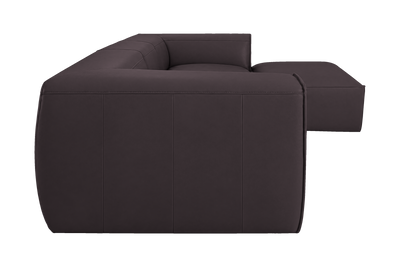 Fred Large Right Chaise in Dante Charcoal