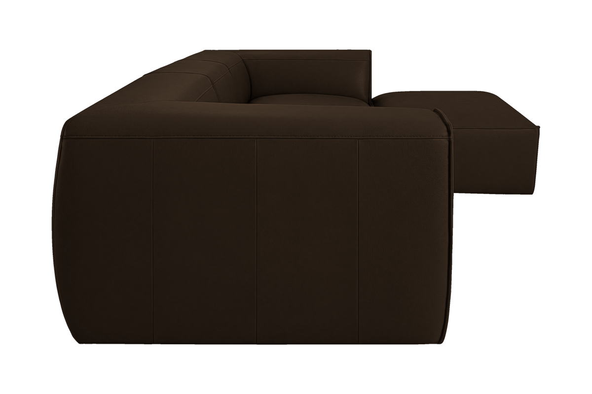 Fred Large Right Chaise in Marfa Charcoal