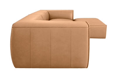 Fred Large Right Chaise in Dante Les Yeux