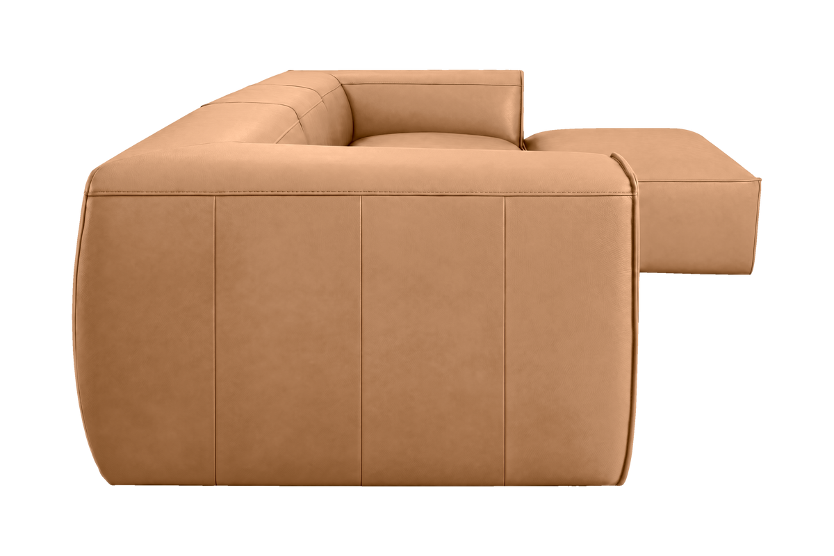 Fred Large Right Chaise in Dante Les Yeux