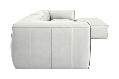 Fred Large Right Chaise in Felix Milky