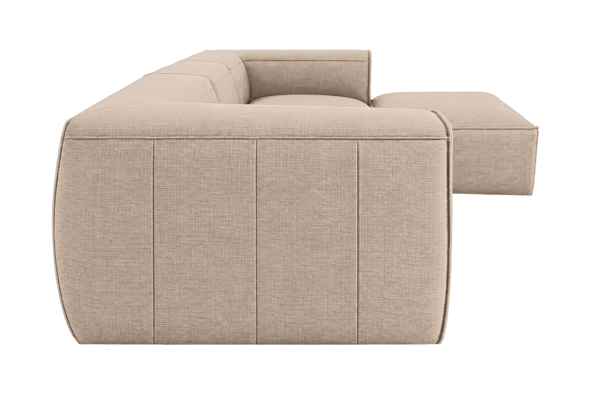 Fred Large Right Chaise in Roni Pine Nut