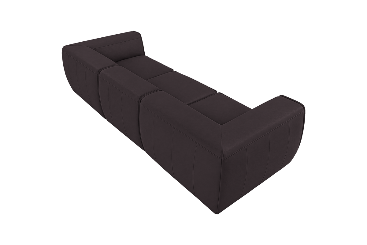 Fred Large Sofa in Dante Charcoal