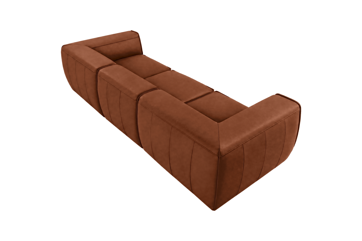 Fred Large Sofa in Dante Hazel