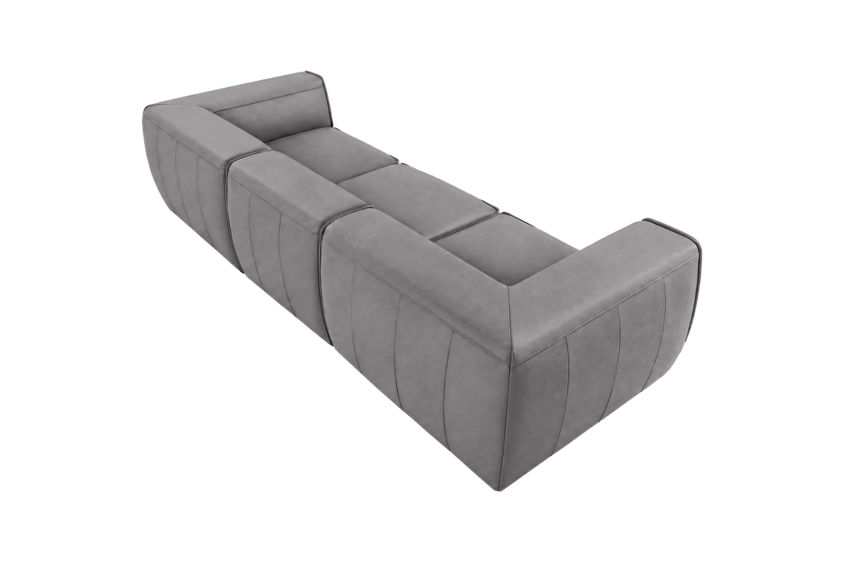 Fred Large Sofa in Dante Meteor