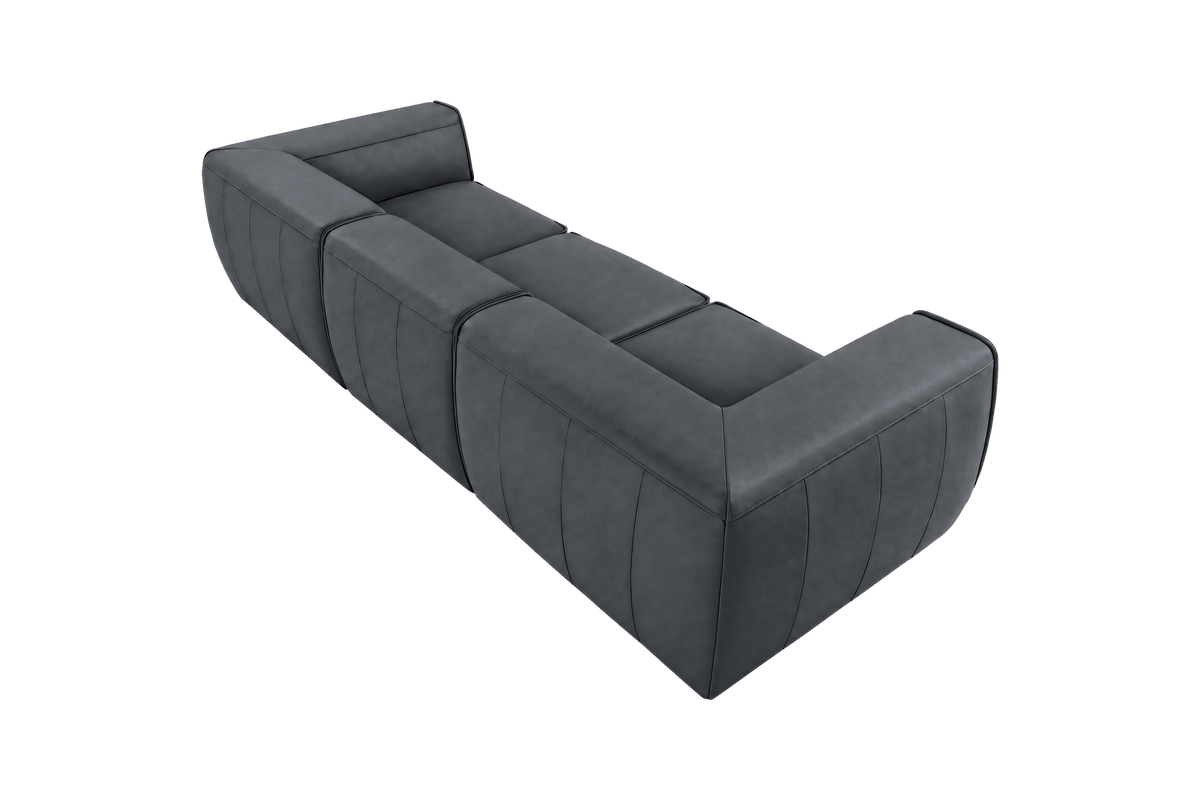 Fred Large Sofa in Dante Shark